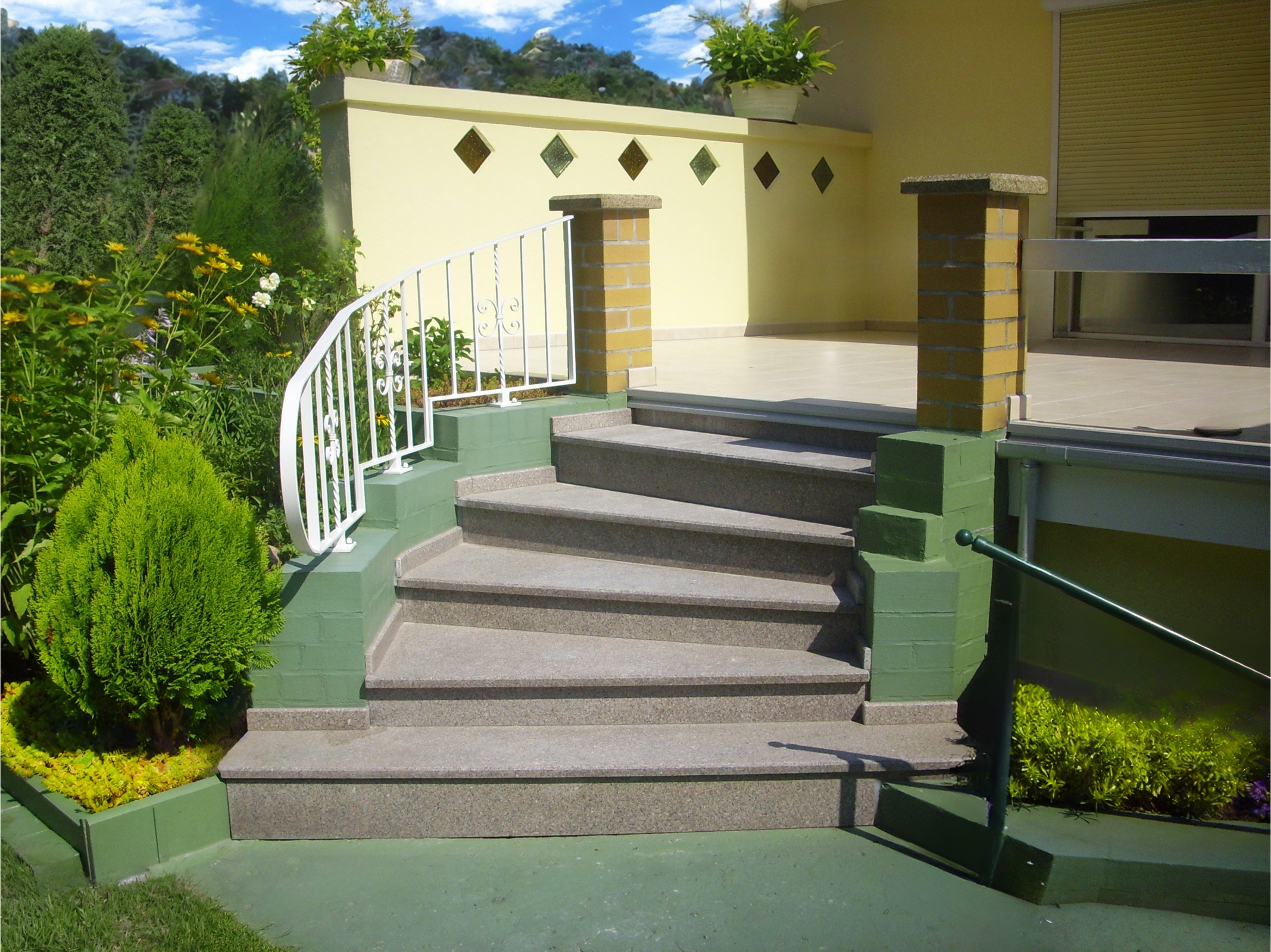 Tritt- und Setzstufen